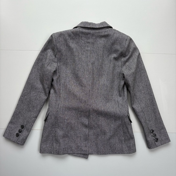 Max Mara Women’s Size 2 Woven Wool Blazer Jacket Academia Career Wear Preppy - Picture 3 of 14